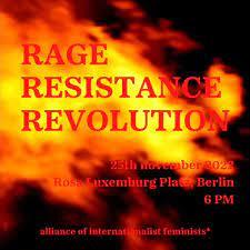 Aufruf an alle Frauen*, trans*- & inter*-Personen zum revolutionären 25. November 2022 – 18 Uhr – Rosa-Lixemburg-Platz (Berlin)