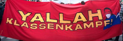 Yallah Klassenkampf Banner