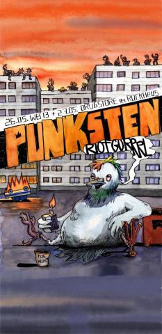 Punksten Flyer vorne