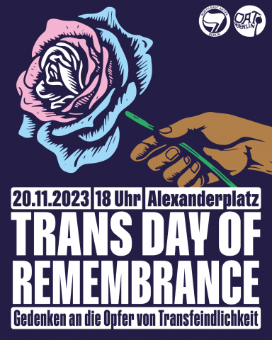Trans Day of rememberance 20.11. Alex