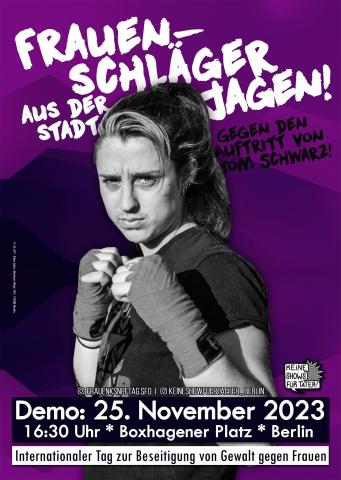 Frauenschläger jagen Plakat