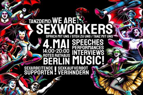 Aufruf zur Demo "We are Sexqorkers"