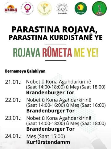 PARASTINA ROJAVA, PARASTINA KURDISTANÊ YE