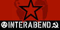 das bild ist rot mit schwarzem stern darunter steht interabend 