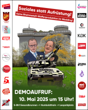 Reinmetall wedding Demo 15 Uhr