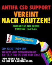 Gemeinsam zum CSD nach Bautzen am 10.08.