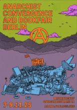 . bis 9.11. findet im Mehringhof in Berlin die ACABB - Anarchistische Zusammenkunft und Buchmesse / From the 7th till 9th of november the ACABB 2025 – Anarchist Convergence and Bookfair Berlin will take place in Mehringhof.